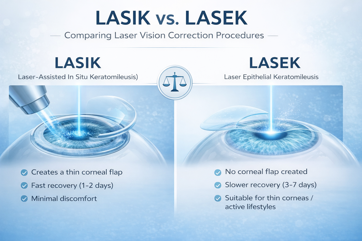 LASIK vs LASEK: What’s the Real Difference 